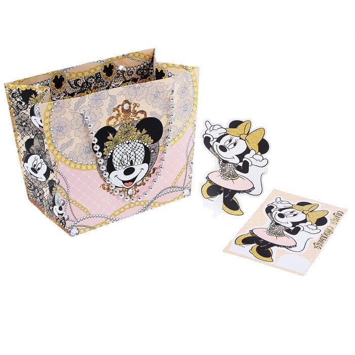 Пакет-сумка «Минни Маус» + бумажная 3D-игрушка | Минни Маус | Disney