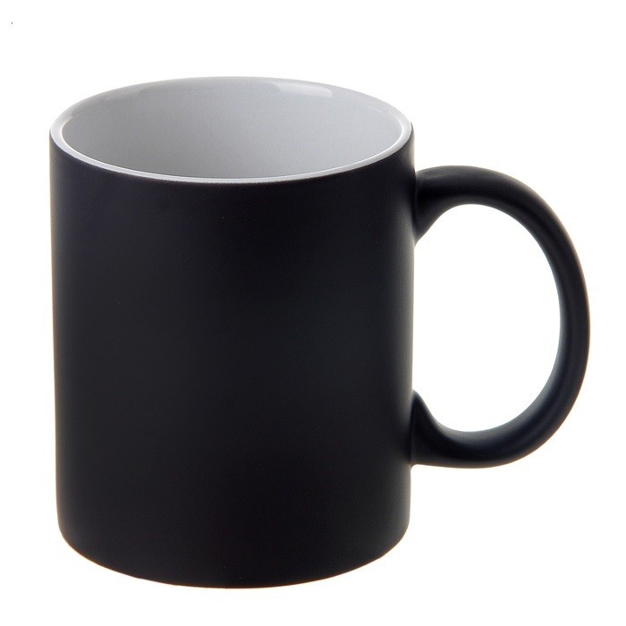 Кружка под сублимацию «Хамелеон», 320 мл, черная