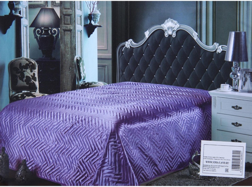 Покрывало «Вайолет» (1,5 спальное, размер 150х220см, искусственный шелк) | Этель