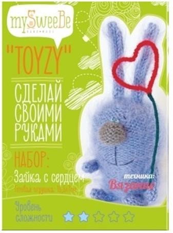 Набор для изготовления текстильной игрушки «Зайка с сердцем»