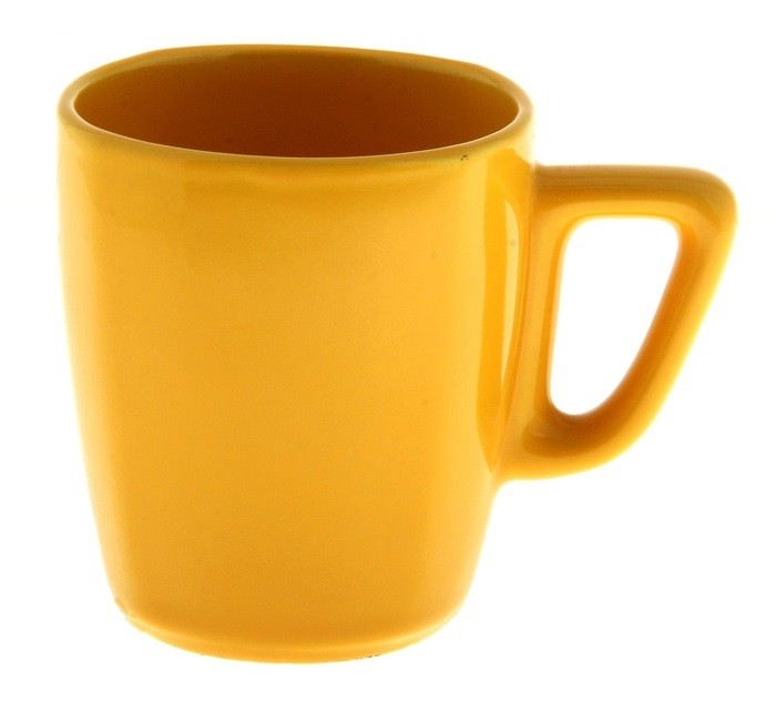Кружка 250 мл, желтая, квадратная | Cesiro желтая | Cesiro