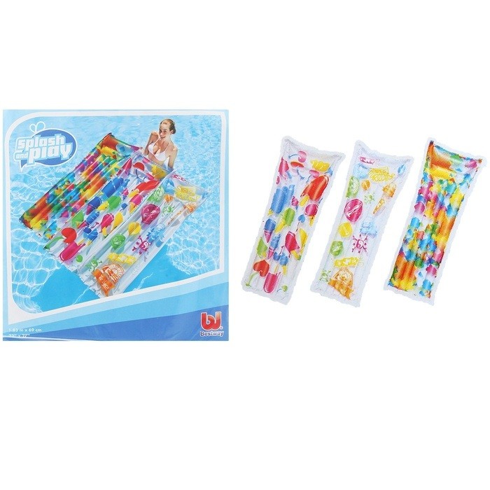 Матрас надувной для плавания «Яркий», 183 см, цвет в ассортименте | Bestway