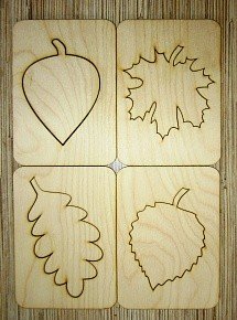 Набор трафаретов «Листья деревьев» | SmileDecor