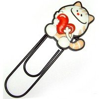 Закладка-скрепка «Котенок с сердцем» | Закладки-скрепки | China Bluesky Trading Co