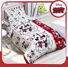 Детский комплект постельного белья «Микки и Минни» (1,5 спальный, бязь, 1 наволочка 50х70)