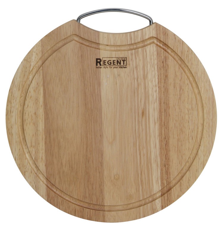 Доска разделочная «Regent» круглая с металлической ручкой, 28 см | Доски разделочные | Regent