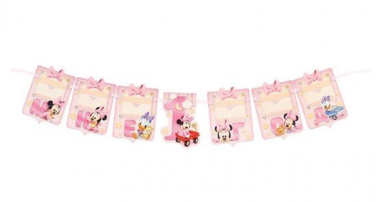Гирлянда на ленте «Мне 1 годик», Минни Маус | Минни Маус | Disney