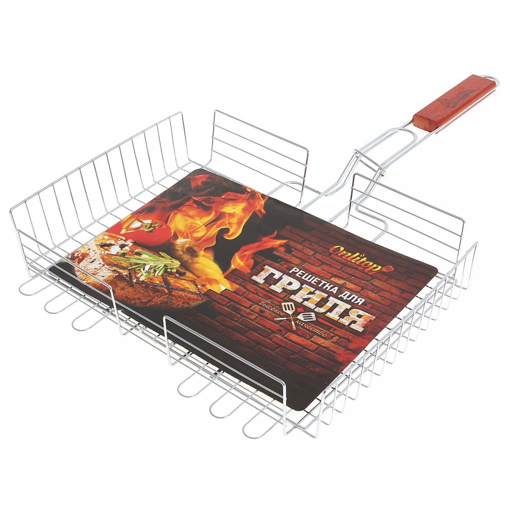 Решетка гриль для мяса «Lux», глубокая | ONLITOP