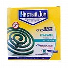 Спирали от комаров «Чистый дом», 10 шт