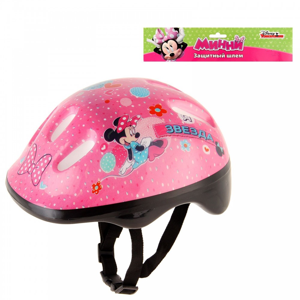 Шлем защитный детский «Минни Маус», размер L (59-61 см) | Минни Маус | Disney