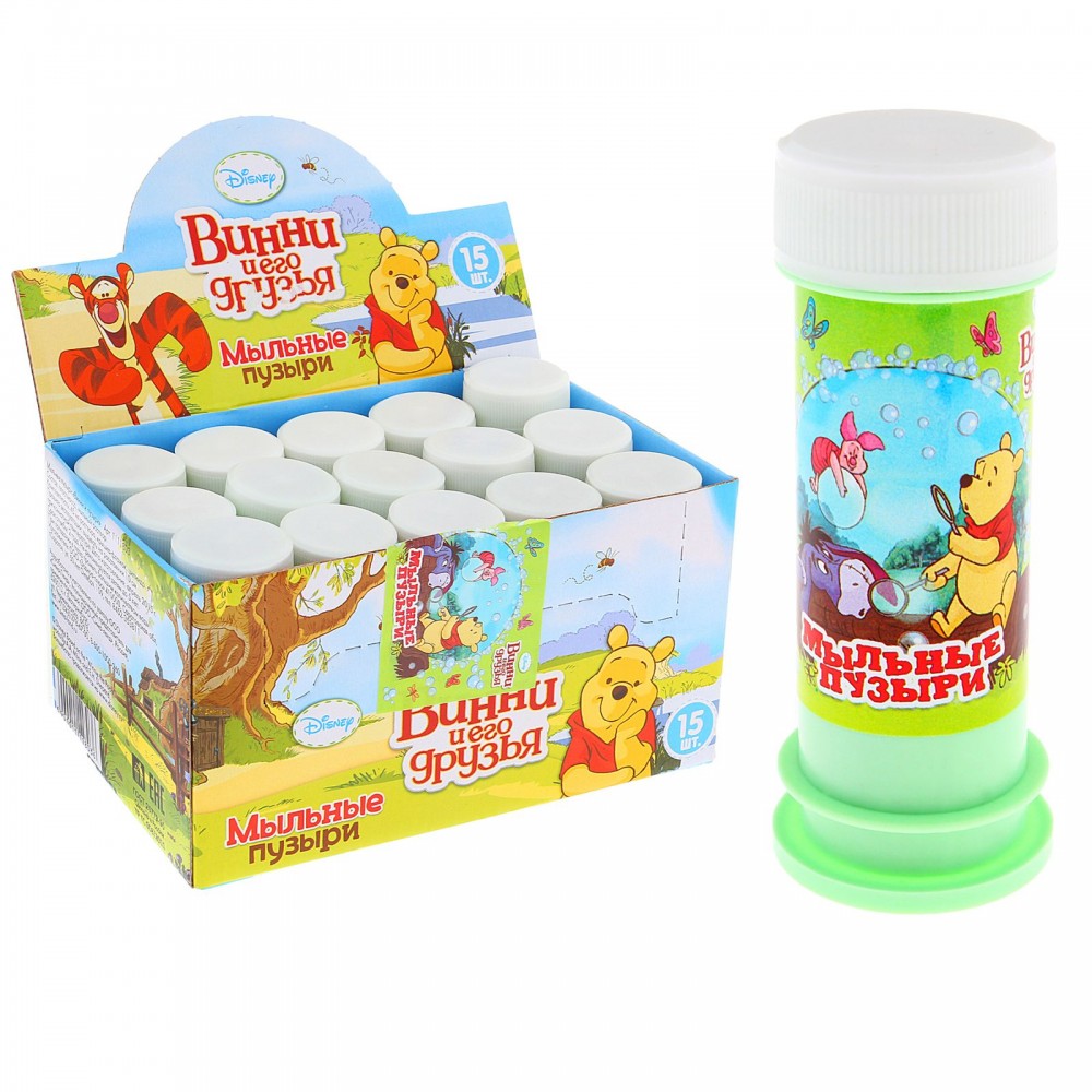 Мыльные пузыри «Медвежонок Винни, 45 мл | Медвежонок Винни и его друзья | Disney