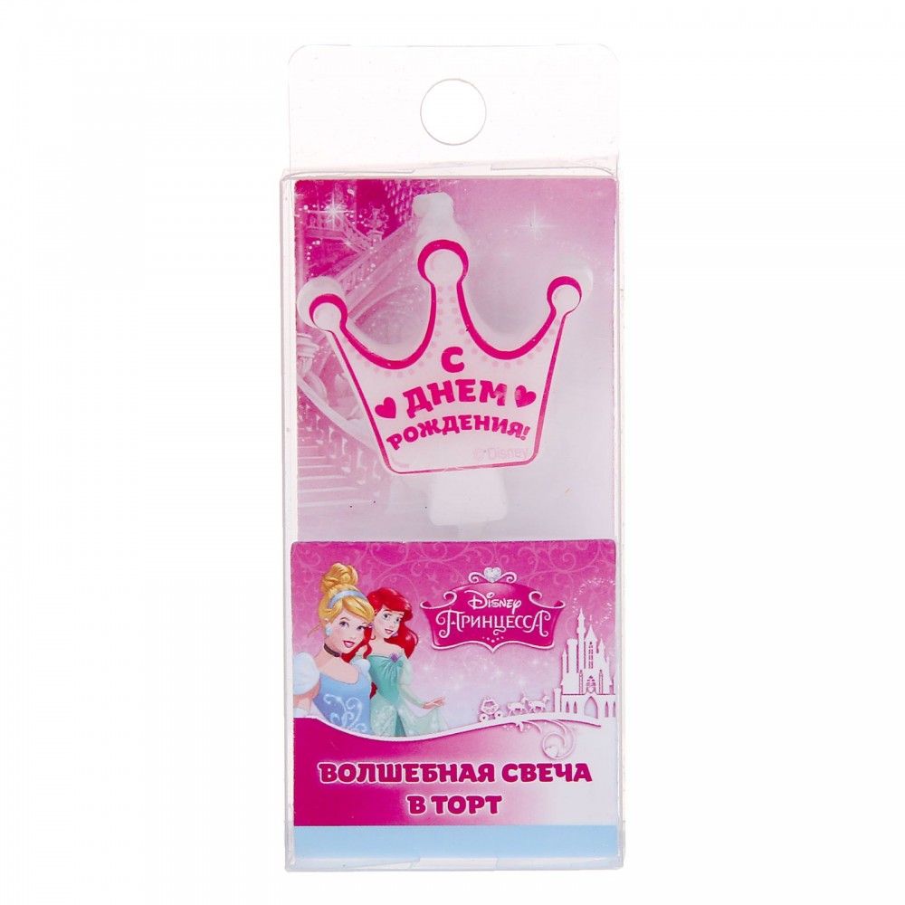 Свеча в торт мини «С днем рождения» | Disney