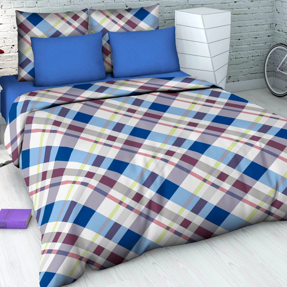 Комплект постельного белья «Успешный бизнес» (арт. 5345/1, евро, бязь, 2 наволочки 70х70) | Дизайн сезона | ТДЛ Текстиль