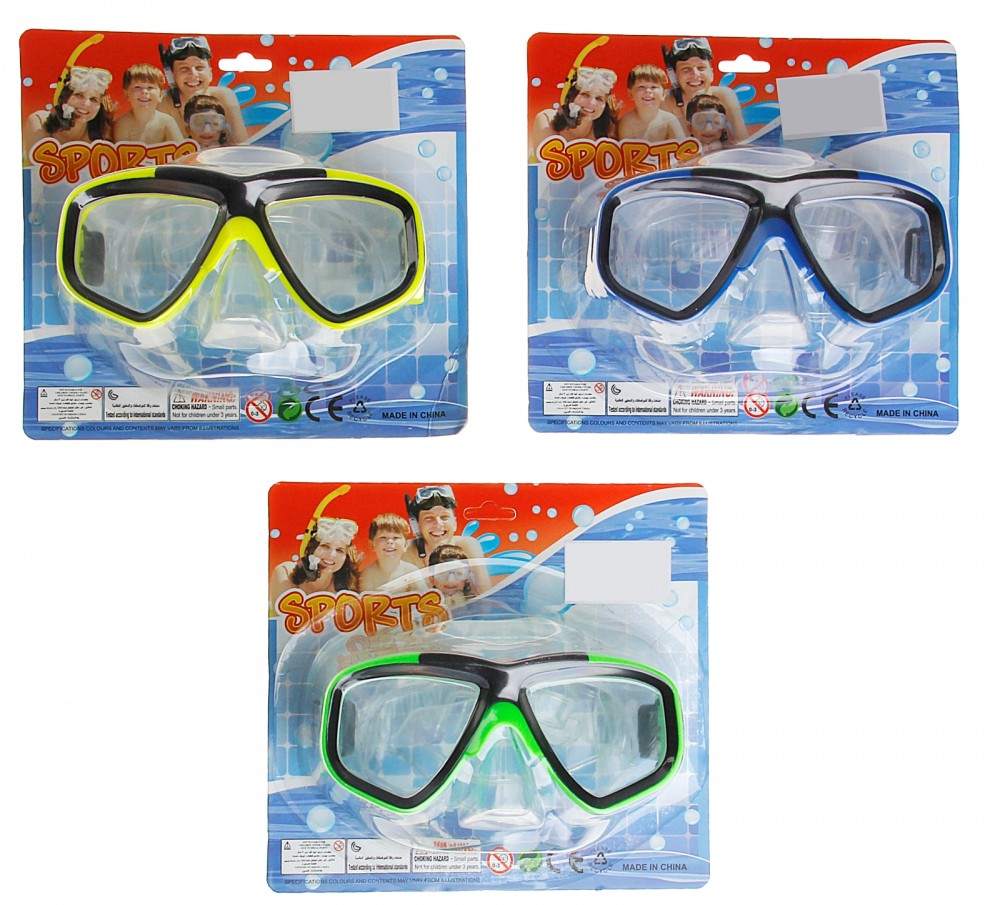 Маска для плавания, цвет в ассортименте