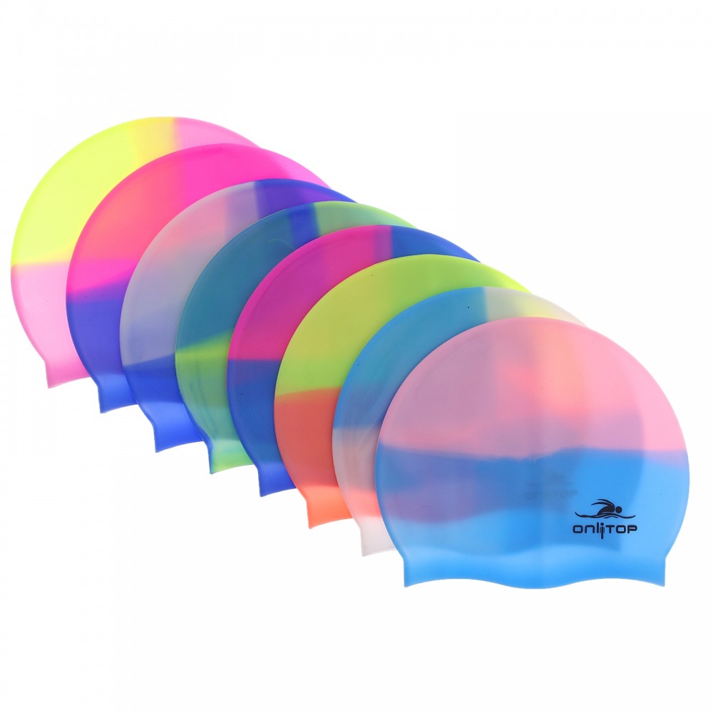 Шапочка для бассейна массажная, цвет в ассортименте | ONLITOP
