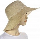 Шляпа пляжная «Сеньорина», цвет бежевый