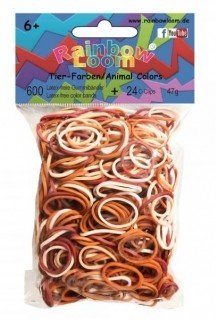 Набор резинок для плетения браслетов, дикие цвета | Rainbow Loom