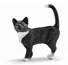 Кошка, стоит