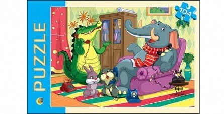 Пазлы «Сказка № 6», 104 элемента | Рыжий кот