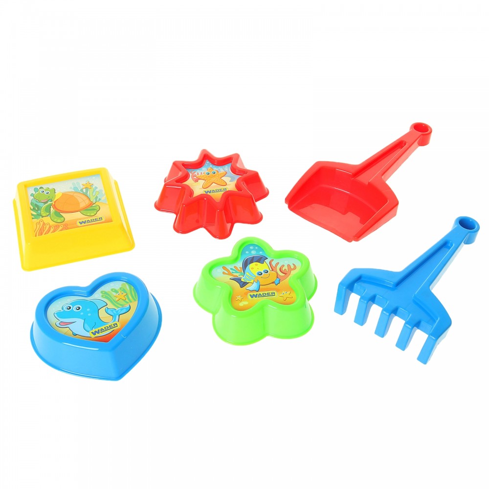 Песочный набор «Летний», 6 предметов