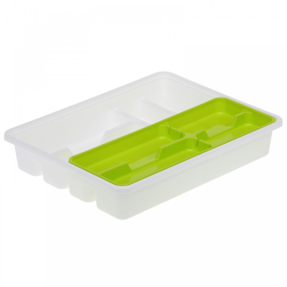 Лоток-вкладыш для столовых приборов, цвет салатовый | IDEA