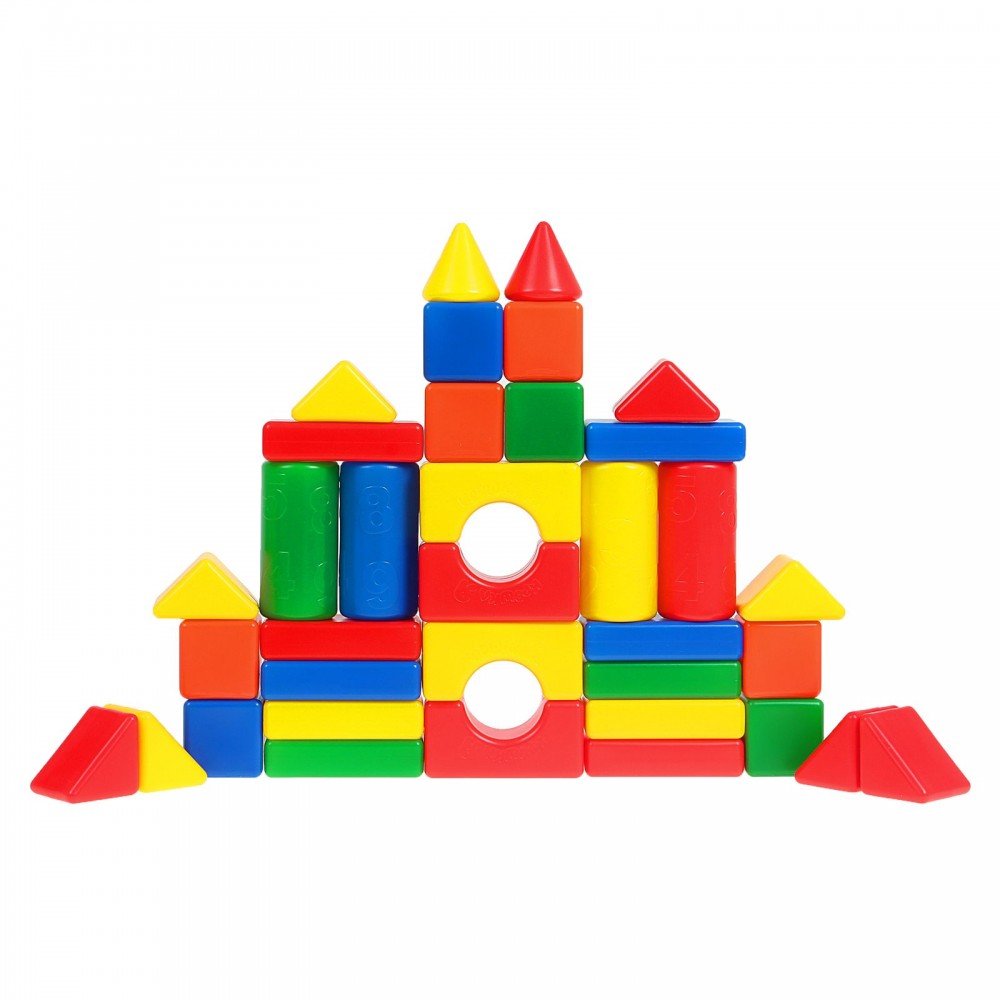 Строительный набор, 36 элементов 6х6 см | Крошка Я