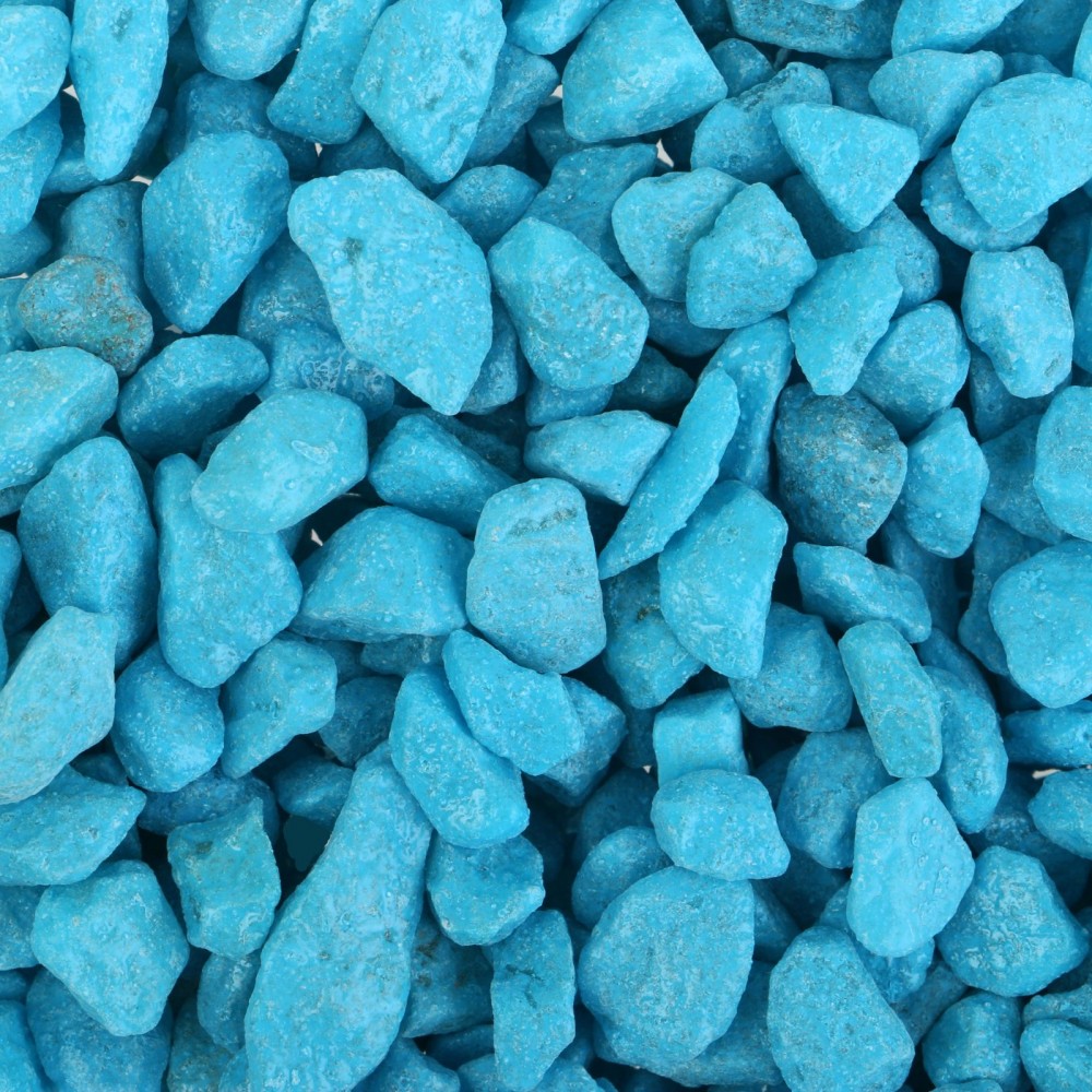 Грунт для аквариума «Мраморная крошка голубая блестящая», 5-10 мм, 1 кг | Эко грунт