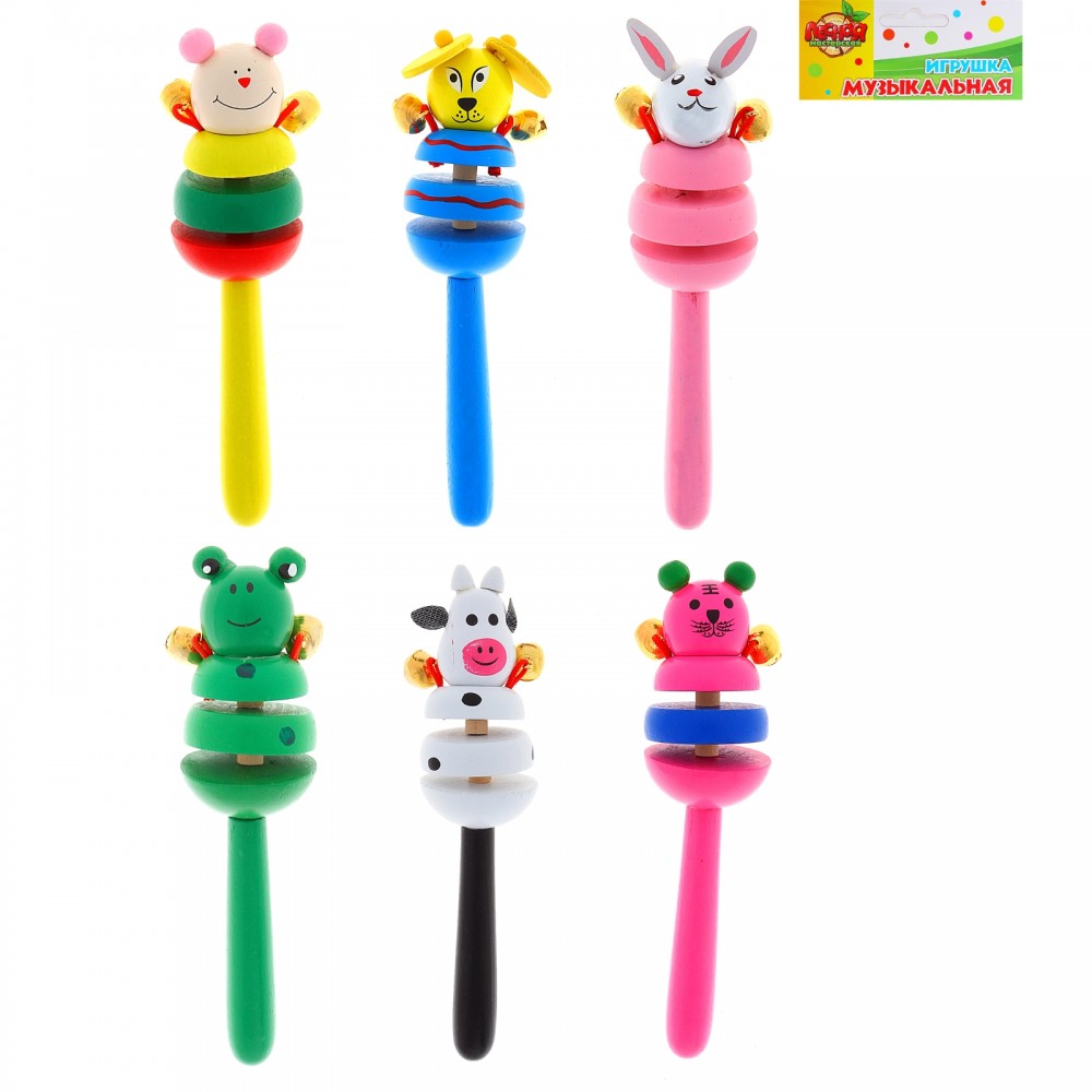 Игрушка музыкальная «Бубенчики», цвет в ассортименте | Лесная мастерская