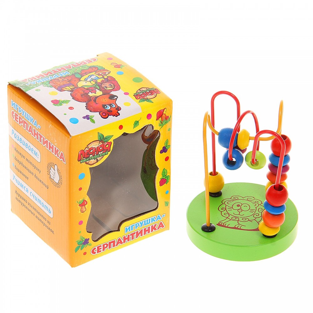 Серпантинка «Лев», 2 завитка | Лесная мастерская