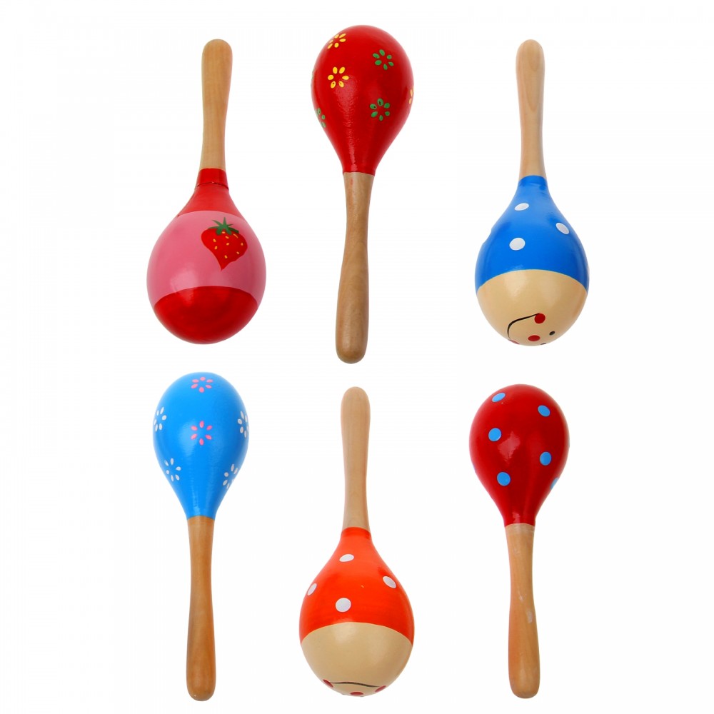 Игрушка музыкальная «Маракасы с картинкой», в ассортименте | Лесная мастерская