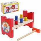 Стучалка на ножках, 6 гвоздиков и молоточек «Давай играть»