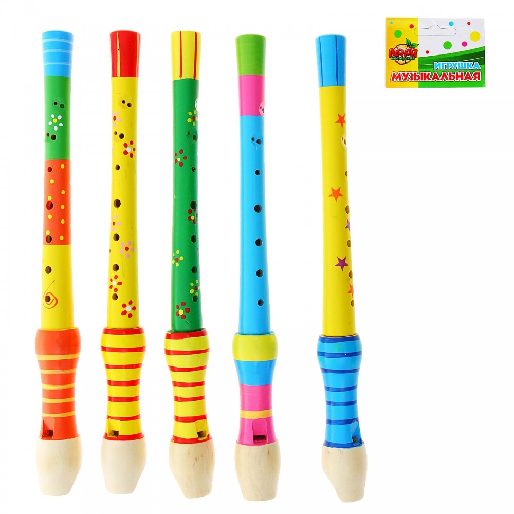 Музыкальная игрушка «Дудочка большая», цвет в ассортименте | Лесная мастерская