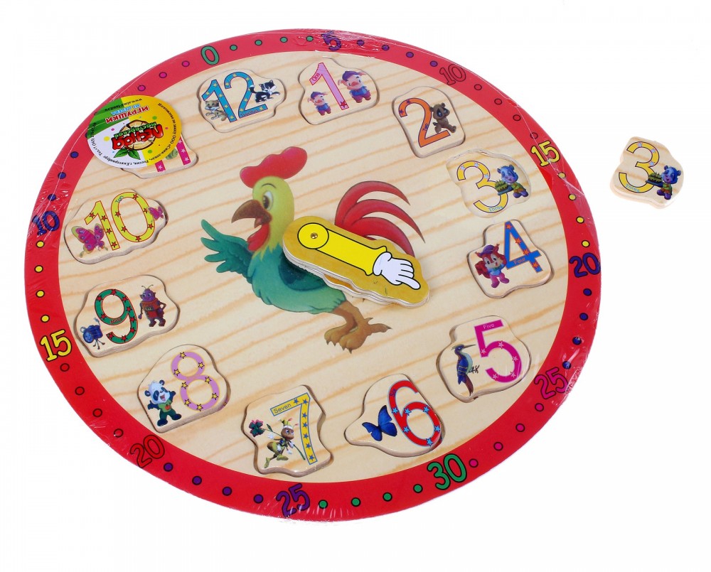 Рамка-вкладыш «Часы с петухом» | Лесная мастерская