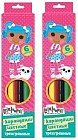 Цветные карандаши «Lalaloopsy», 6 цветов