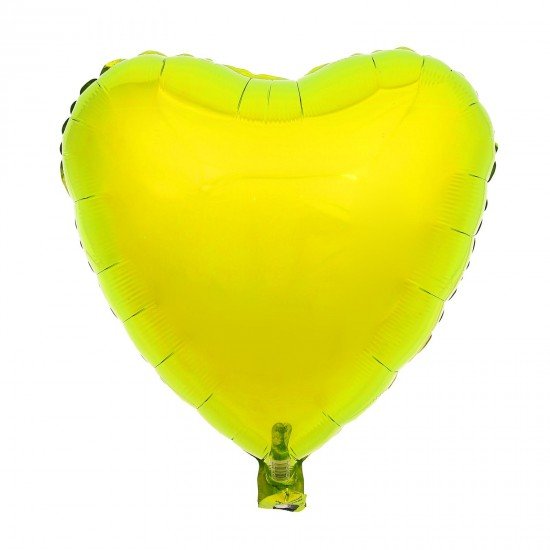 Шар фольгированный «Металл Lime Green», сердце 18"