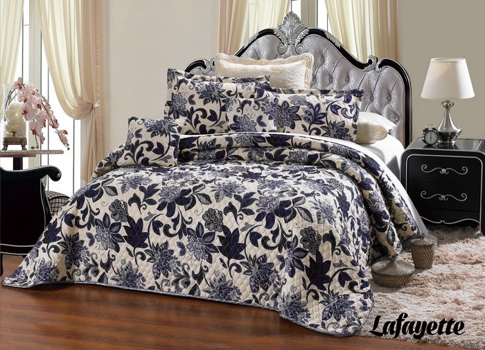 Покрывало «Lafayette» (арт. MF2426-24, суперевро, размер 240х260, 2 наволочки 50х70 и 2 наволочки 45х45) | Lafayette | ТекстильГрупп