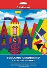 Картон бархатный А4 «Erich Krause», 5 листов, 5 цветов