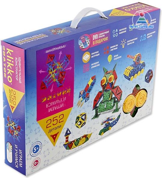Конструктор «Klikko», 252 детали | Знаток