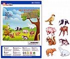 Объемные пазлы «Дикие животные» 37 деталей