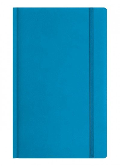 Записная книга на резинке «Festival», 96 листов, голубой, 130х210 мм