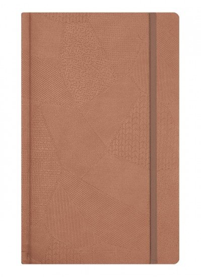 Записная книга на резинке «Bazar», 192 листа, коричневый, 130х210 мм