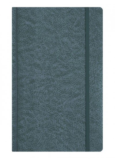 Записная книга на резинке «Perfect», 192 листа, графитный, 130х210 мм
