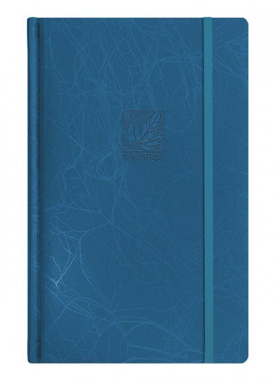 Записная книга на резинке «Scribble», 192 листа, синий, 130х210 мм