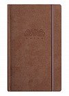 Записная книга на резинке «Ethnic», 192 листа, коричневый, 130х210 мм