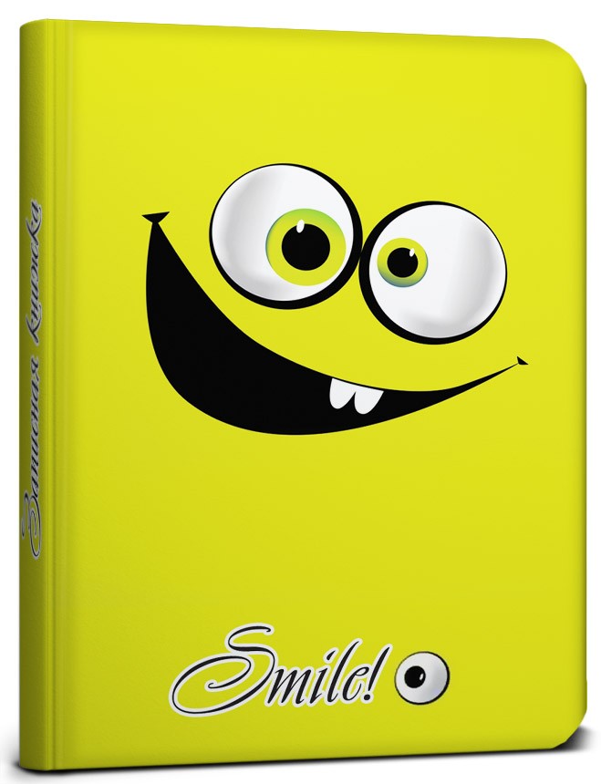 Записная книжка «Весёлые смайлы», 80 листов
