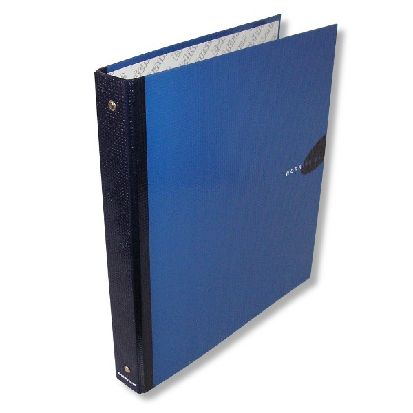 Папка на 4х кольцах А4 «Work inside», синий | Папки с кольцевым механизмом | Erich Krause