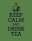 Книга для записи рецептов "KEEP CALM and DRINK TEA"