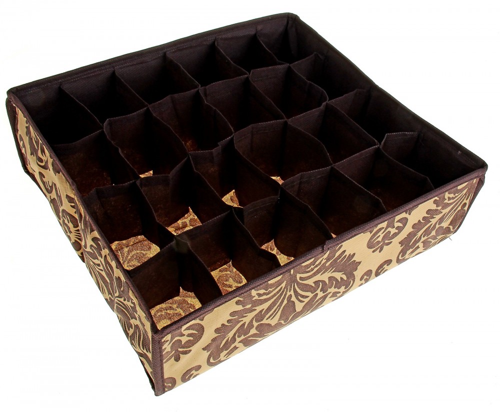 Кофр для мелких вещей «Шоколатье» 24 отделения, коричневый | Шоколатье
