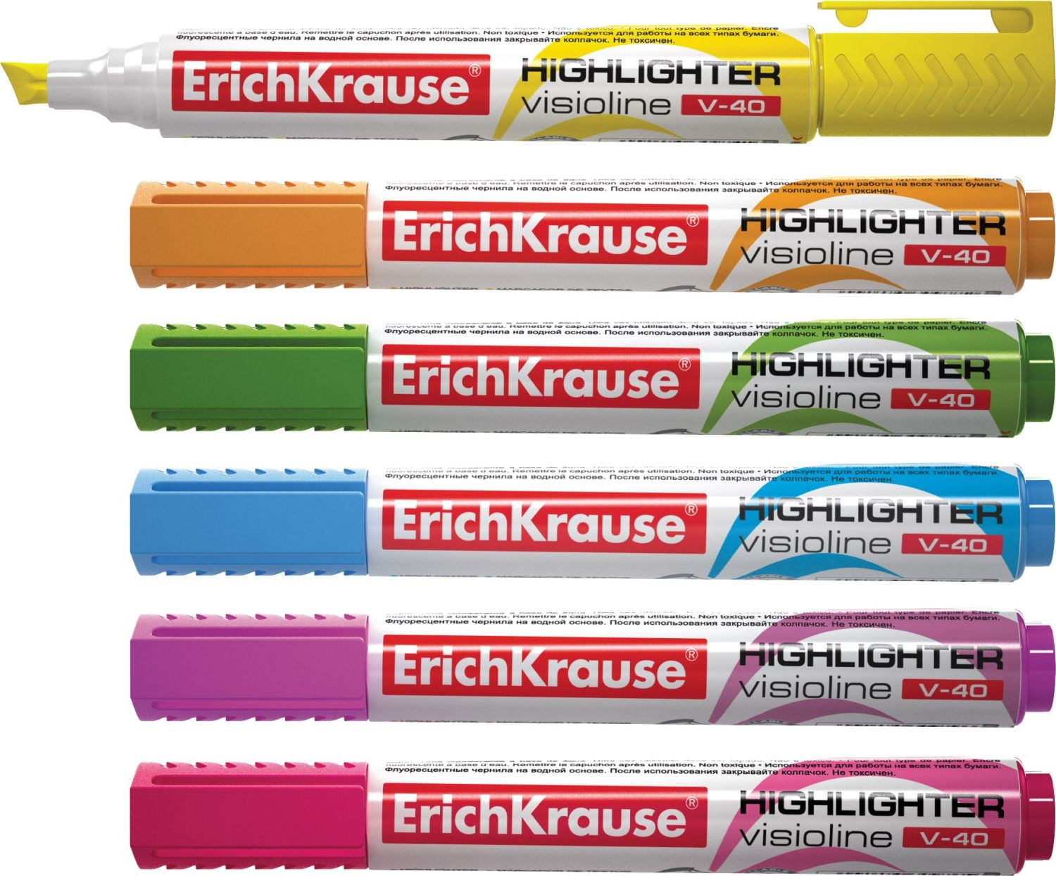 Текстмаркер «ErichKrause V-40», розовый | Текстмаркеры | Erich Krause