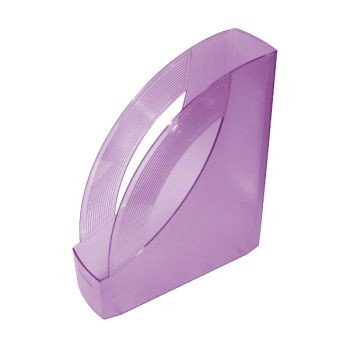Подставка для бумаг вертикальная «Rainbow», 75 мм, фиолетовый | Лотки для бумаг вертикальные | Erich Krause